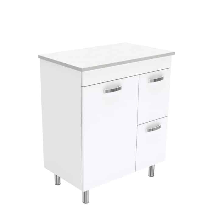 Fienza Cabinet Only, UNICAB Gloss White with Legs, 4 x Size Options - Image 4