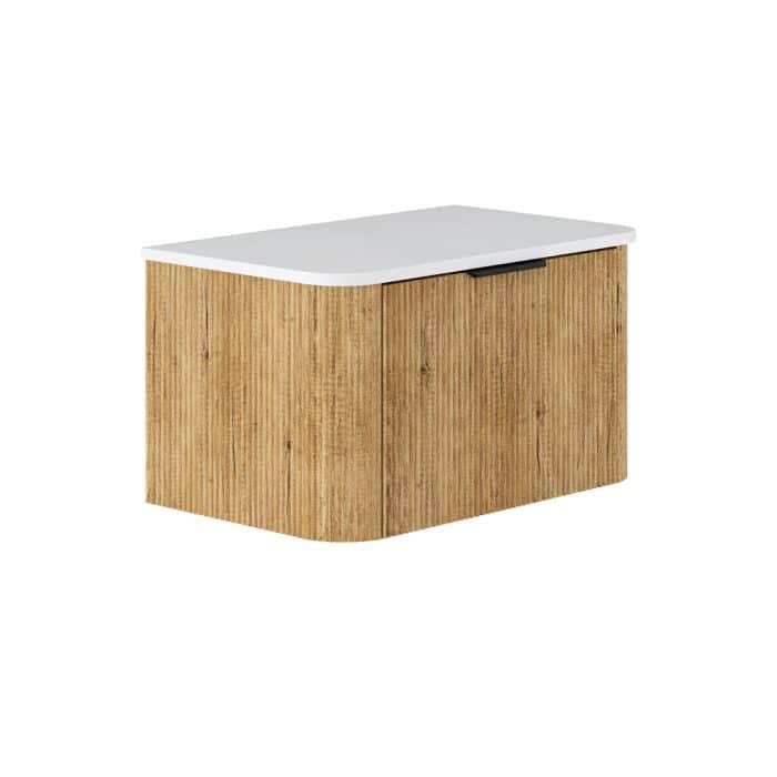 Minka Curved Scandi Oak Cabinet Only - Image 4