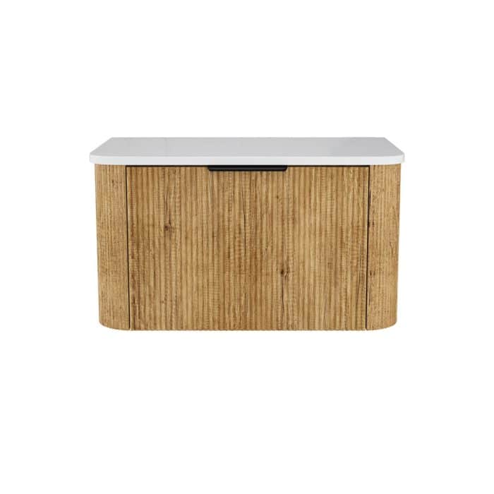 Minka Curved Scandi Oak Cabinet Only - Image 5