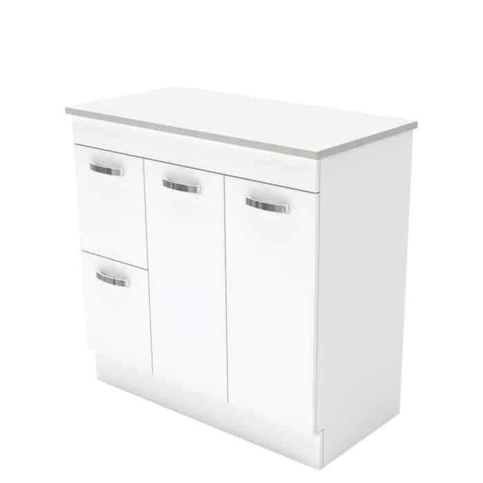 Fienza Cabinet Only, UNICAB Gloss White Kickboard, 6x Size Options - Image 8