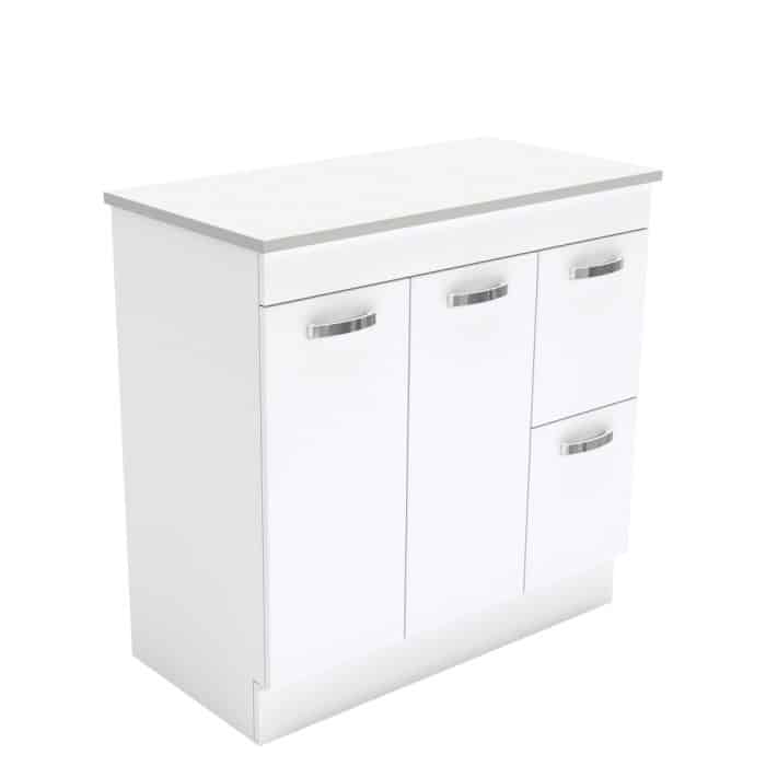 Fienza Cabinet Only, UNICAB Gloss White Kickboard, 6x Size Options - Image 7