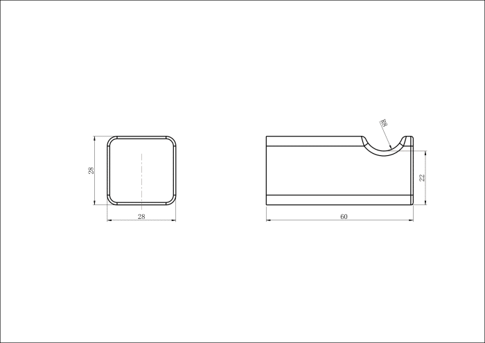 Nova Single Robe Hook, 7 x Colour Options - Image 2