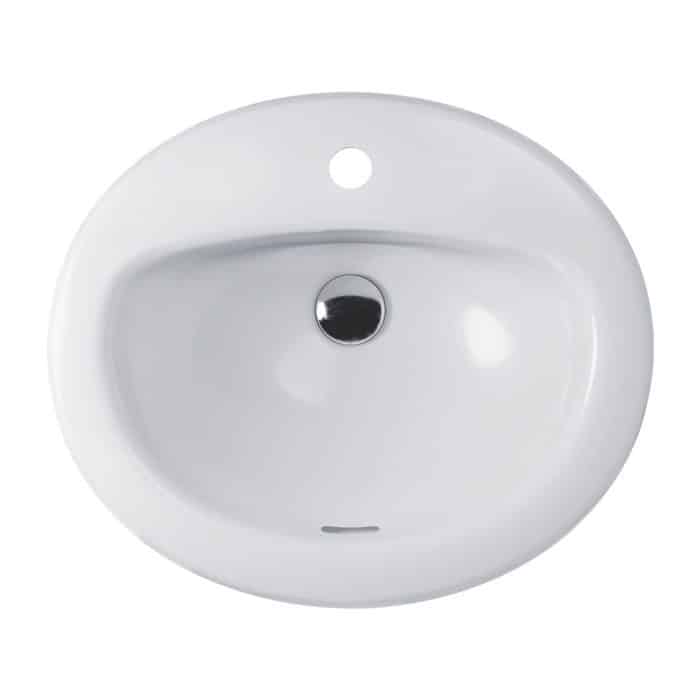 Stella Fully inset Basin, 1 Tap Hole