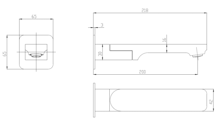 Sky Swivel Wall Spout, 5 x Colour Options - Image 2