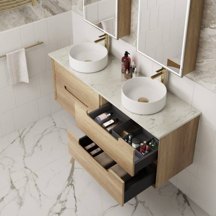 Moreno Wall Hung, Including Stone Top and Undermount Basin - Image 2