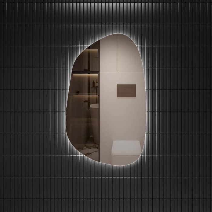 LED Tarcoola Frameless Mirror 550x900