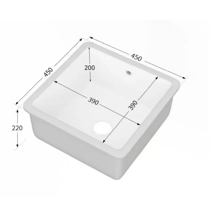 Autumn Laundry Pure White Sintered Stone Top - Image 3