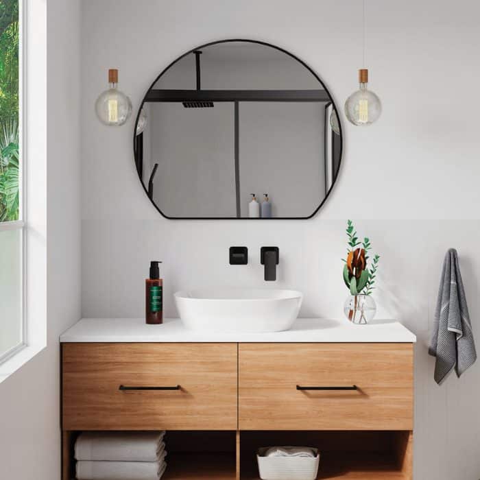 Sunrise Round Framed Mirror, 3 x Colour Options - Image 5