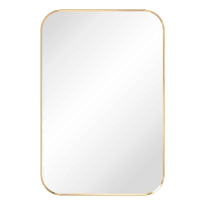 Tono Soft Square Framed Mirror, 600 x 900mm, 2 x Colours - Image 6
