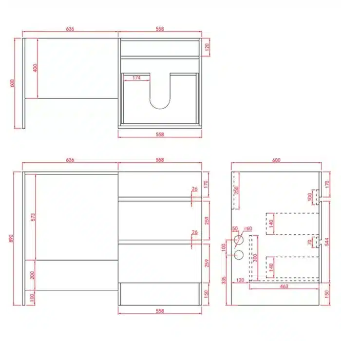 Autumn PVC Door All-in-One Laundry Unit - Image 2