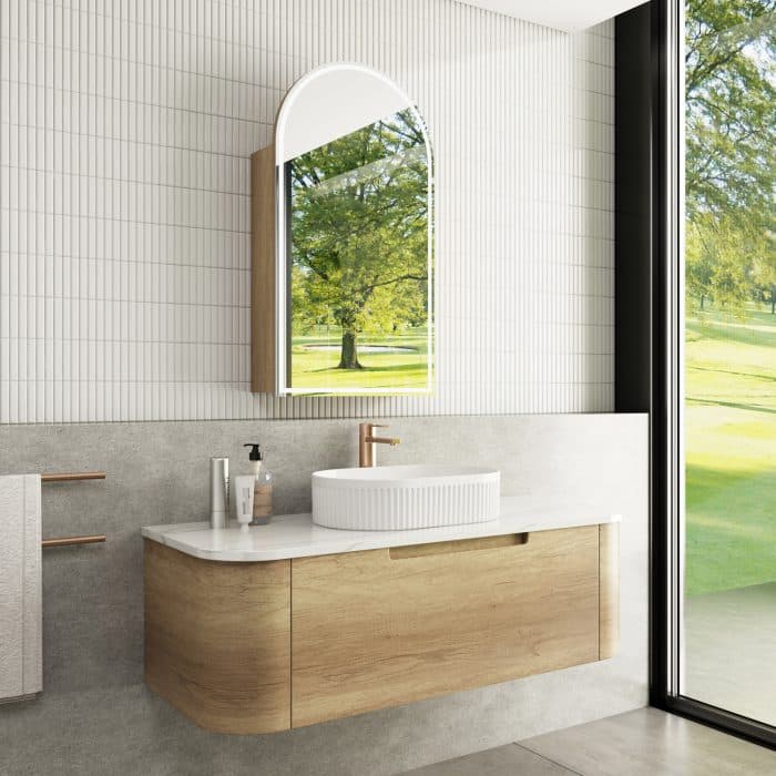 Carita Wall Hung, Including Flat Solid Surface Top