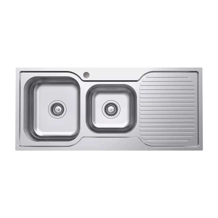 Tiva 1080 1.75 Kitchen Sink with Drainer - Image 3