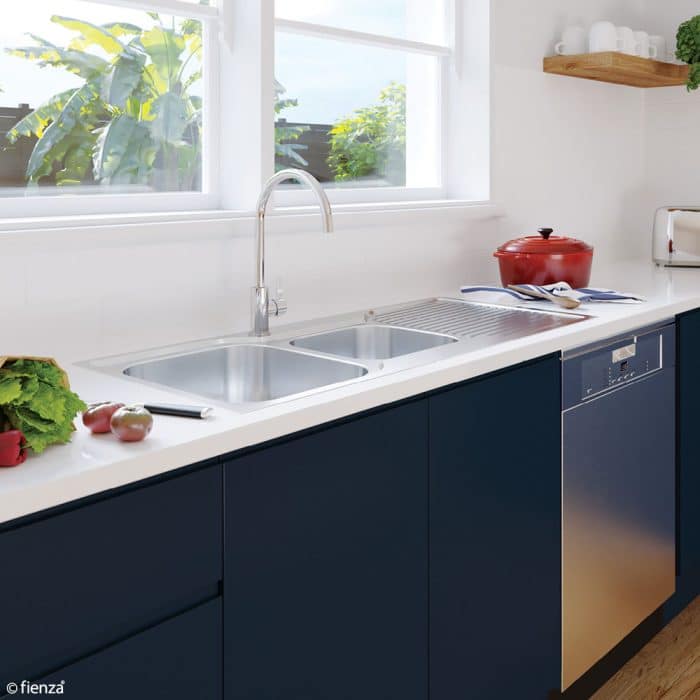 Tiva 1080 1.75 Kitchen Sink with Drainer - Image 7
