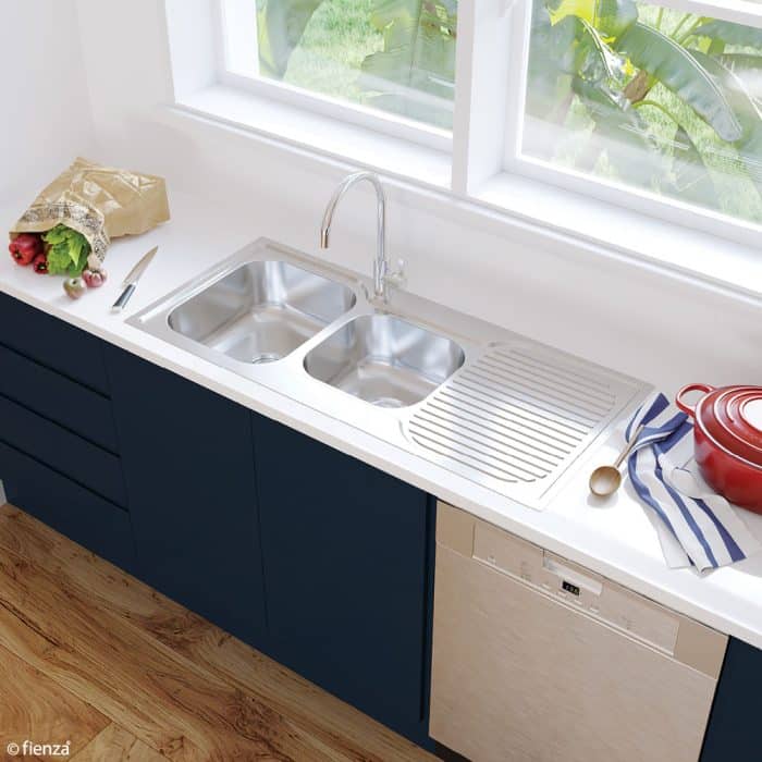 Tiva 1080 1.75 Kitchen Sink with Drainer - Image 5