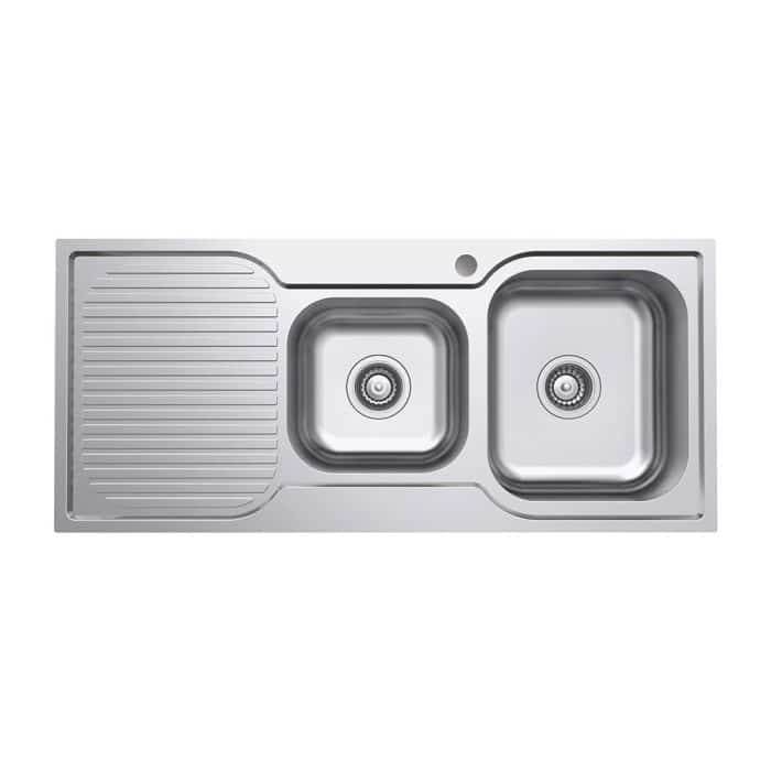 Tiva 1080 1.75 Kitchen Sink with Drainer - Image 4