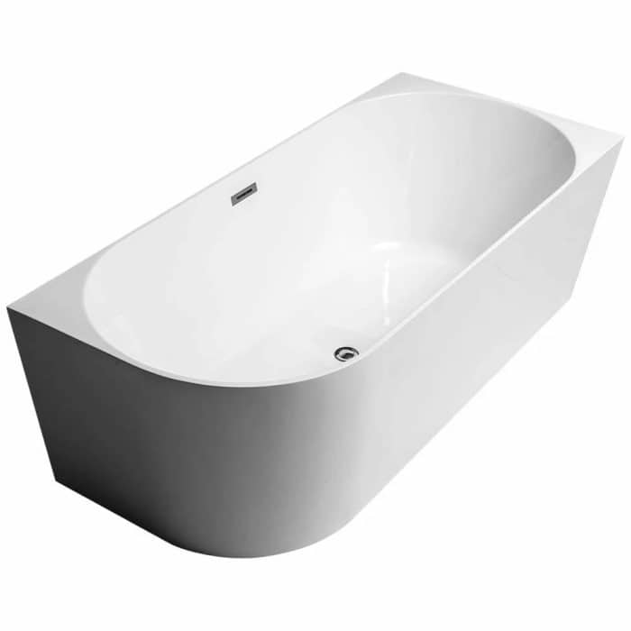 Madrid Back to Wall Corner Bath 1600mm - Image 5