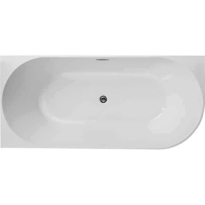Madrid Back to Wall Corner Bath 1600mm - Image 6