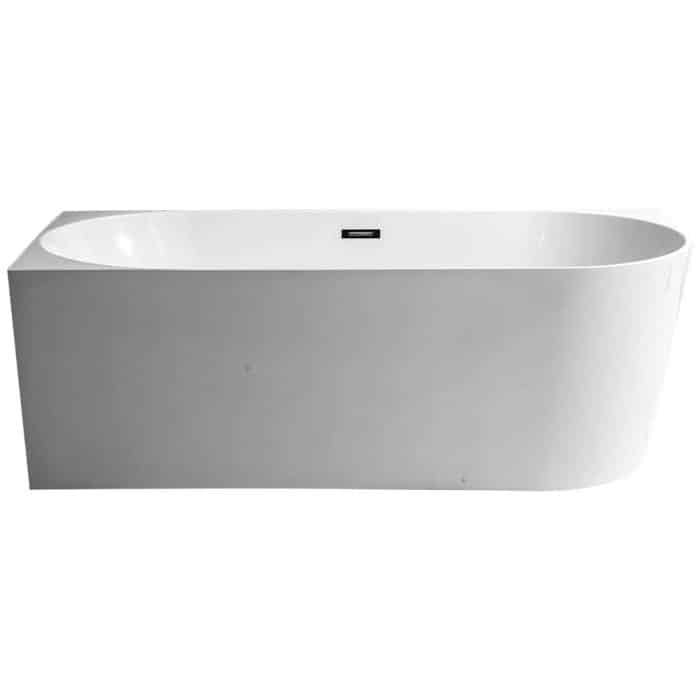 Madrid Back to Wall Corner Bath 1600mm