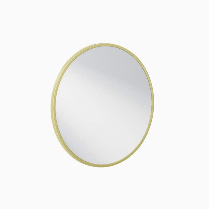 Brooklyn Round Mirror Brushed Gold