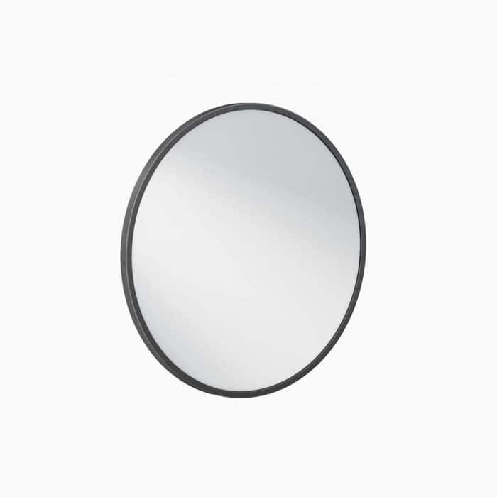 Brooklyn Round Mirror Gunmetal Grey